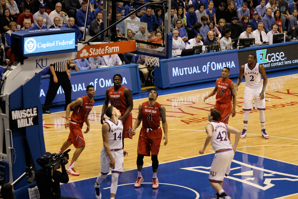 Back in Allen Fieldhouse